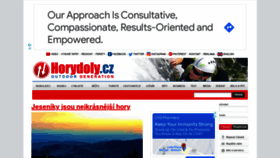 What Horydoly.cz website looked like in 2022 (2 years ago)