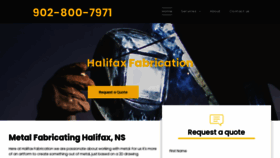 What Halifaxmetalfabrication.com website looked like in 2022 (2 years ago)