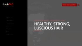 What Hairmdindia.com website looked like in 2022 (1 year ago)