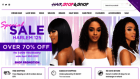 What Hairstopandshop.com website looked like in 2022 (2 years ago)