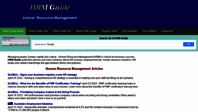 What Hrmguide.net website looked like in 2022 (1 year ago)