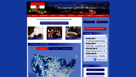 What Hungariancatholicmission.com website looked like in 2022 (2 years ago)
