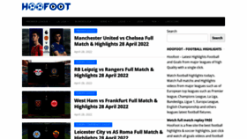 What Hoofoot.org website looked like in 2022 (2 years ago)