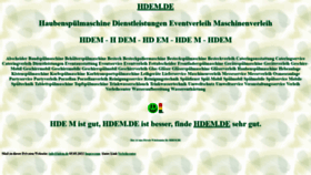 What Hdem.de website looked like in 2022 (2 years ago)