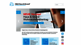 What Haus-und-grund-vertrag.de website looked like in 2022 (1 year ago)