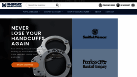What Handcuffwarehouse.com website looked like in 2022 (1 year ago)