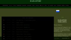 What Hahasport.org website looked like in 2022 (1 year ago)