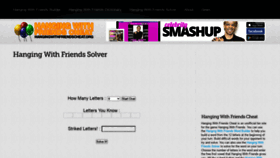 What Hangingwithfriendscheat.org website looked like in 2022 (1 year ago)