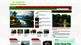 What Hoctotnguvan.net website looked like in 2022 (3 years ago)