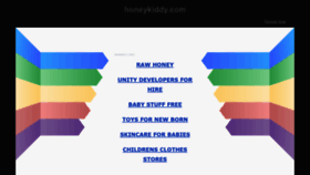What Honeykiddy.com website looked like in 2022 (1 year ago)