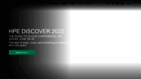 What Hpe.com website looked like in 2022 (3 years ago)