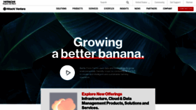 What Hitachivantara.com website looked like in 2022 (1 year ago)