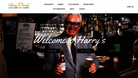 What Harrycarays.com website looked like in 2022 (1 year ago)