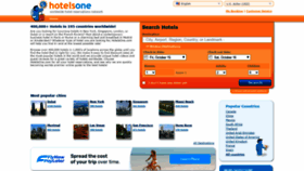 What Hotelsone.com website looked like in 2022 (1 year ago)