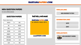 What Haryanapapers.com website looked like in 2022 (1 year ago)