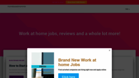 What Homebasedmommie.com website looked like in 2022 (1 year ago)