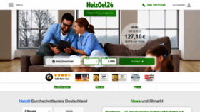 What Heizoel24.de website looked like in 2022 (1 year ago)