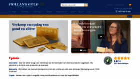 What Hollandgold.nl website looked like in 2022 (1 year ago)