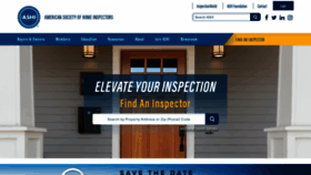 What Homeinspector.org website looked like in 2022 (1 year ago)