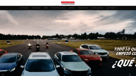 What Honda.mx website looked like in 2022 (1 year ago)