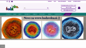 What Hudavolna.si website looked like in 2022 (1 year ago)