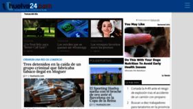 What Huelva24.com website looked like in 2022 (1 year ago)