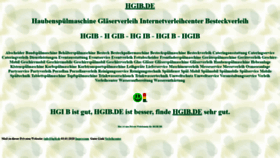 What Hgib.de website looked like in 2022 (3 years ago)