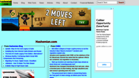 What Hashemian.com website looked like in 2022 (1 year ago)