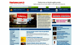 What Hastane.com.tr website looked like in 2022 (1 year ago)
