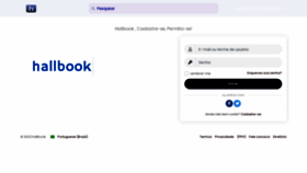 What Hallbook.com.br website looked like in 2022 (3 years ago)