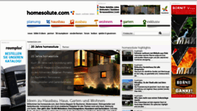What Homesolute.com website looked like in 2022 (1 year ago)