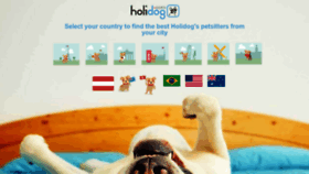 What Holidog.com website looked like in 2022 (1 year ago)