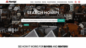 What Homipi.co.uk website looked like in 2022 (1 year ago)