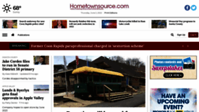 What Hometownsource.com website looked like in 2022 (1 year ago)