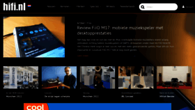 What Hifi.nl website looked like in 2022 (3 years ago)