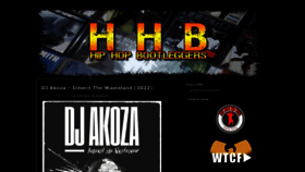What Hiphopbootleggers.net website looked like in 2022 (1 year ago)