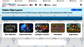 What Hiddenobjectgames.com website looked like in 2022 (1 year ago)