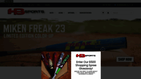What Headbangersports.com website looked like in 2022 (1 year ago)