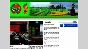 What Hoinongdannamdinh.org.vn website looked like in 2022 (1 year ago)