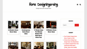 What Homedesigningersing.com website looked like in 2022 (1 year ago)