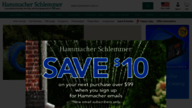 What Hammacher.com website looked like in 2022 (1 year ago)