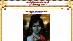 What Harekrsna.de website looked like in 2022 (4 years ago)