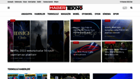 What Habertekno.com website looked like in 2022 (3 years ago)