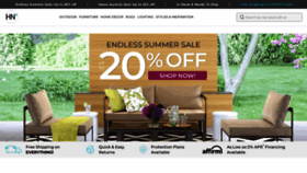 What Hayneedle.com website looked like in 2022 (3 years ago)