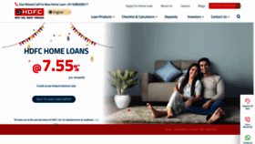 What Hdfc.com website looked like in 2022 (1 year ago)