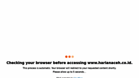 What Harianaceh.co.id website looked like in 2022 (1 year ago)