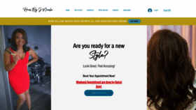 What Hairbyjnicole.com website looked like in 2022 (1 year ago)