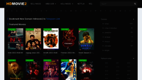 What Hdmovie2.to website looked like in 2022 (1 year ago)