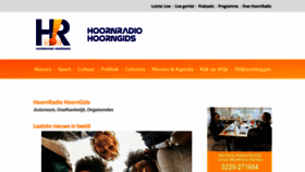 What Hoornradio.nl website looked like in 2022 (1 year ago)