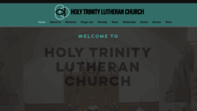 What Holytrinitygastonia.org website looked like in 2022 (1 year ago)
